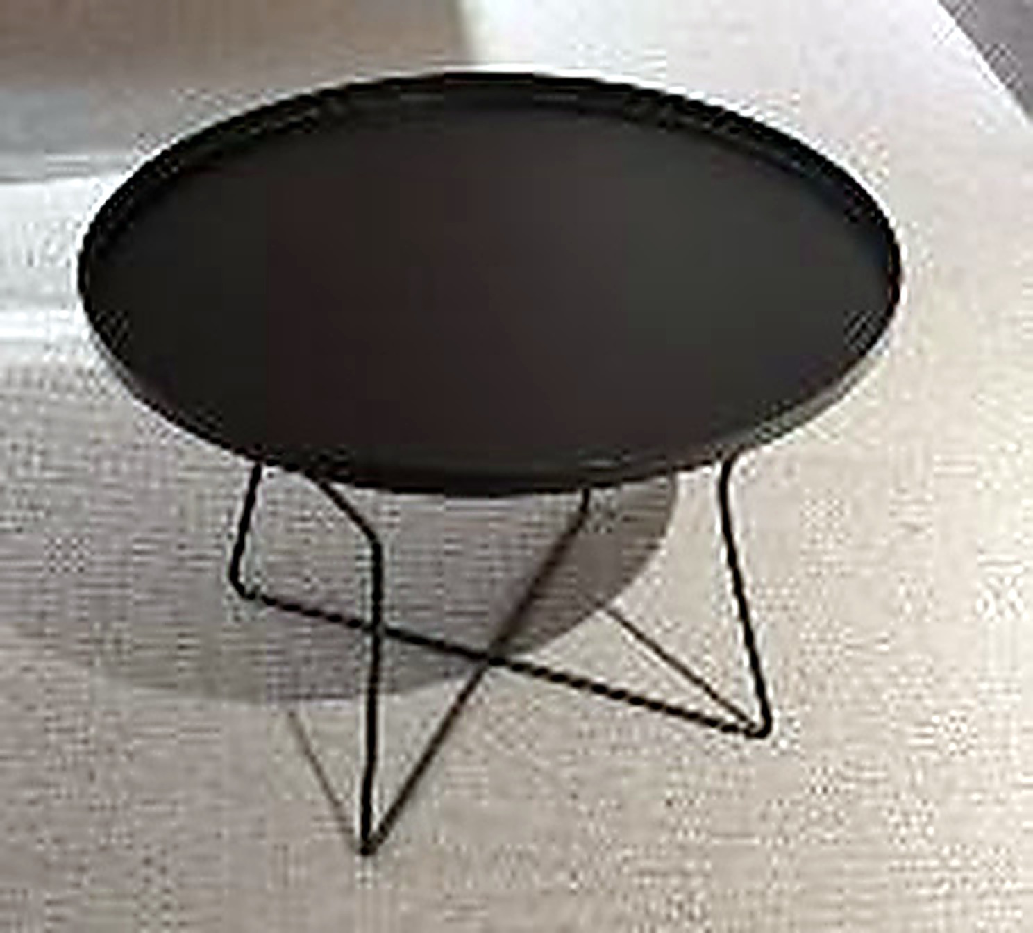 Table métal 45 cm — modèle 2