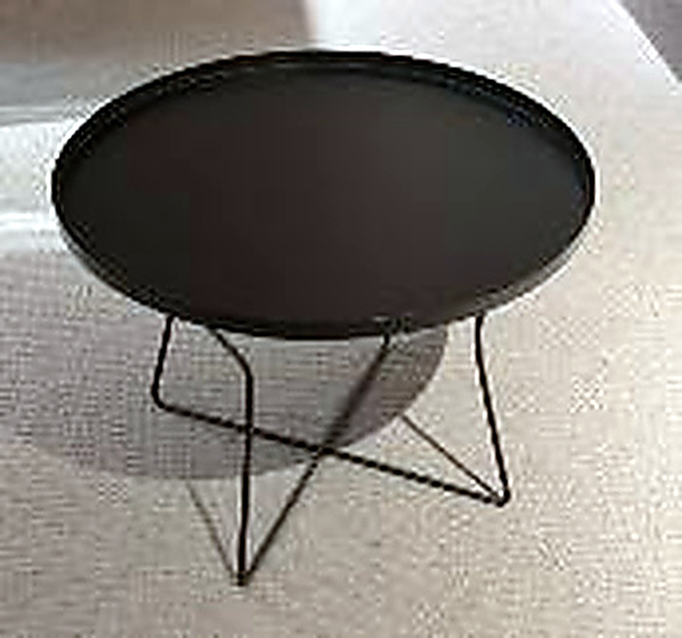 Table métal 45 cm — modèle 1